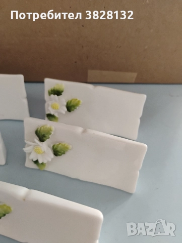 поставки/табелки, порцелан, снимка 5 - Антикварни и старинни предмети - 51773870