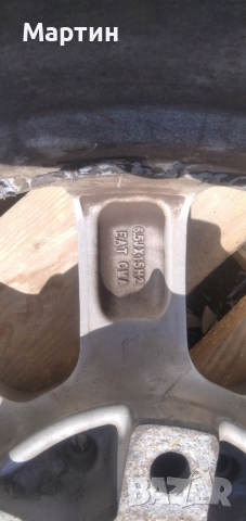 MAZDA Джанти Aluett Typ 7 - 5х114 - 6,5Jx15цола ET40, снимка 8 - Гуми и джанти - 36463817