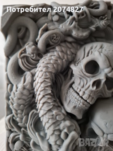 Eternal Entwined – 3D релефна скулптура, снимка 5 - Декорация за дома - 53451724