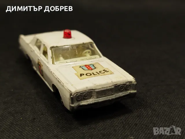 СТАРА РЕТРО МЕТАЛНА КОЛИЧКА MATCHBOX ENGLAND MERCURY POLICE , снимка 5 - Колекции - 48881912