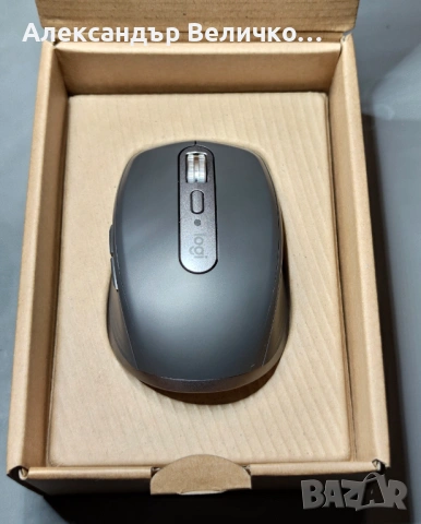 Мишка Logitech - MX Anywhere 3S, безжична, цвят graphite, снимка 2 - Клавиатури и мишки - 53169976