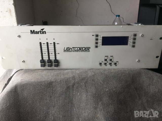 Martin LightCorder DMX Recorder, 19'', LCD Display, DMX In / Out XLR 3pol, снимка 1 - Други - 33185546