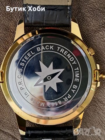 Кварцов часовник с декоративен капак, снимка 5 - Мъжки - 39940673