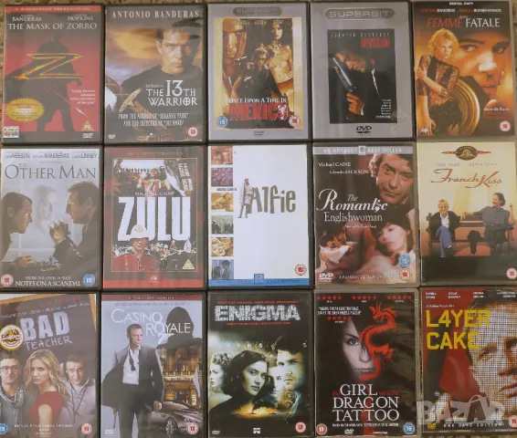 6 Antonio Banderas movies plus 9 others. , снимка 2 - DVD филми - 49462146