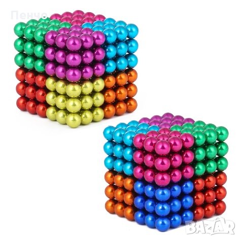 216 бр 5 мм магнитни топчета топки намагнитизиран неодимов силен магнит сфера креативен забавен куб , снимка 8 - Игри и пъзели - 27265637