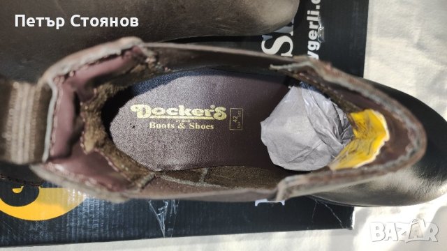 Мъжки боти от естествена кожа Dockers By Gerill №42, снимка 10 - Мъжки боти - 43464072