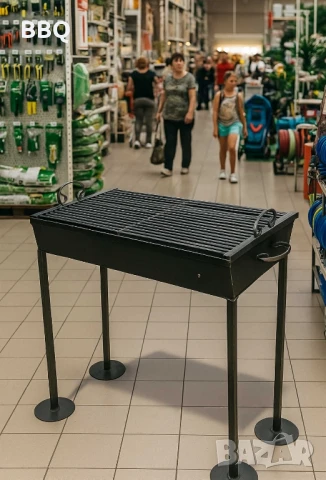 барбекю на Дървени въглища 80х40х80 , снимка 3 - Декорация за дома - 51228233