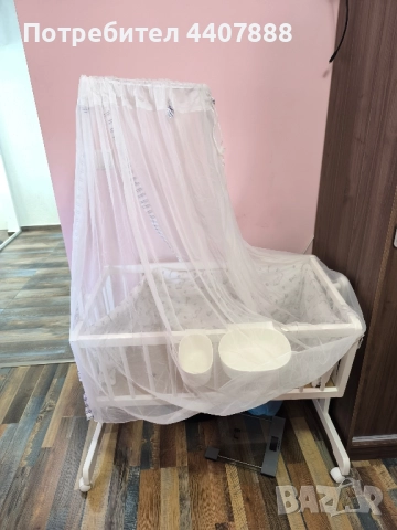 бебешка кошара, снимка 2 - Бебешки легла и матраци - 52507363