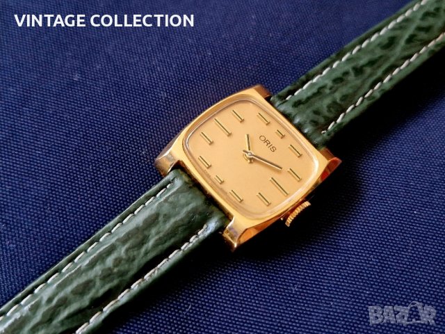 ORIS Швейцарски Механичен Часовник Позлатен Дамски Рядък SWISS MADE, снимка 3 - Дамски - 43793071