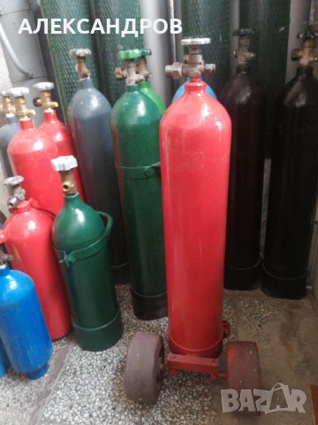 Бутилка за технически газове, со2, ЦО2, Аr, Аргон, О2, Кислород. в ...