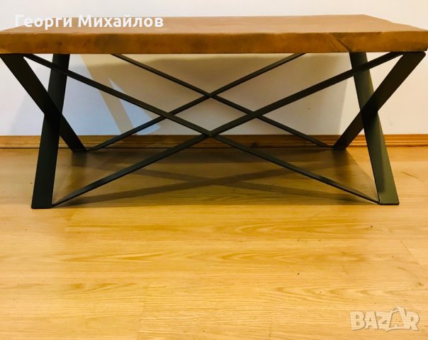 Холна маса ,трапезна маса,помощна маса Рустик стил индустриален стил, снимка 3 - Маси - 32338386