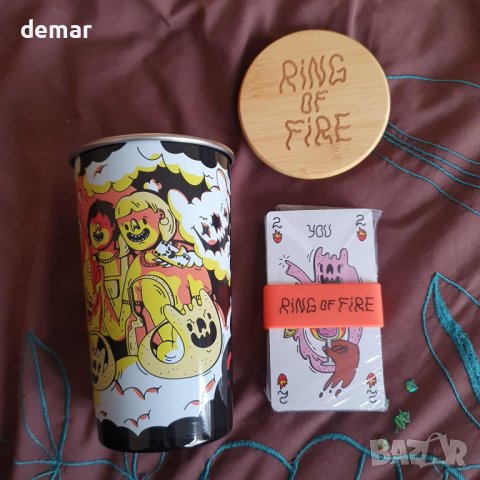  Парти игра с водоустойчиви карти Огненият пръстен, снимка 10 - Настолни игри - 43441795