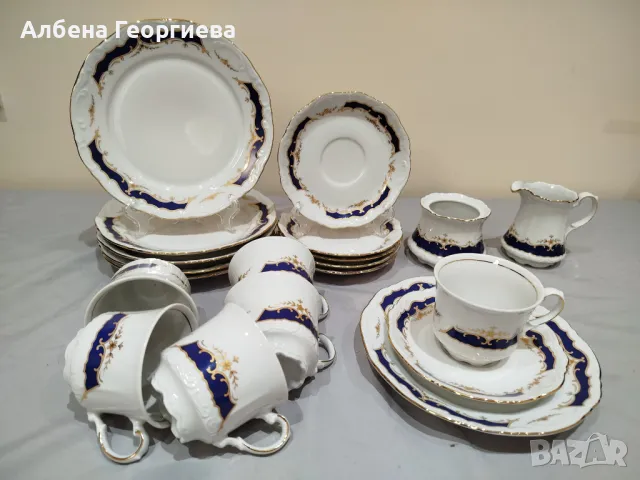 Елегантен порцеланов сервиз  MITTERTEICH Bavaria - 20 части