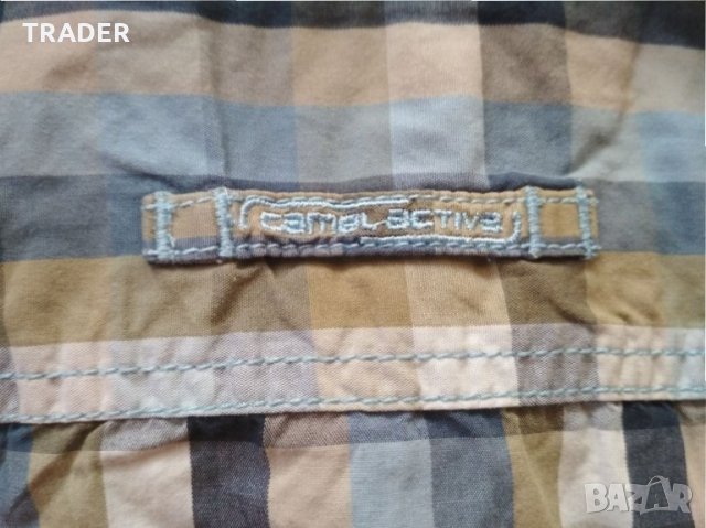 Мъжка риза с къс ръкав CAMEL ACTIVE размер XL 100% памук, снимка 3 - Ризи - 20547218