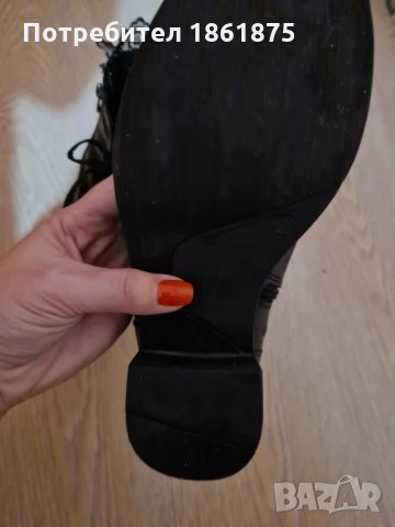 Дамски боти ест кожа, снимка 2 - Дамски боти - 35138110
