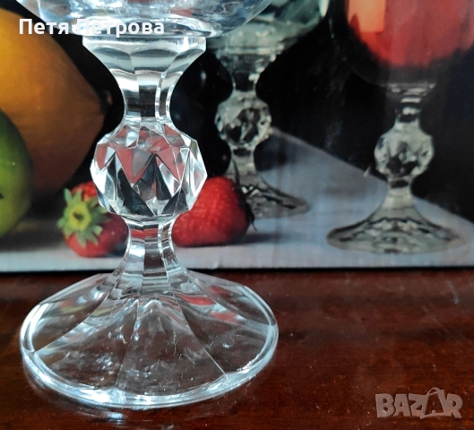 6 бр. Bohemia Claudia 150мл кристални чаши, снимка 2 - Чаши - 51476784