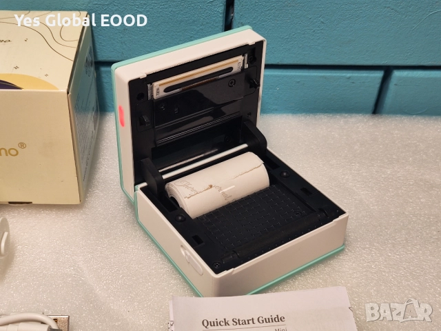 Phomemo M02 мини преносим термопринтер Bluetooth зелен, снимка 11 - Друга електроника - 51983989