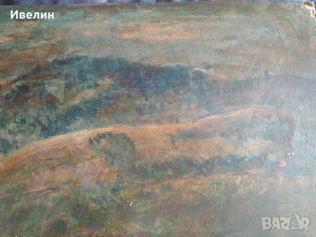 стара майсторска картина-пейзаж, снимка 3 - Картини - 32753602