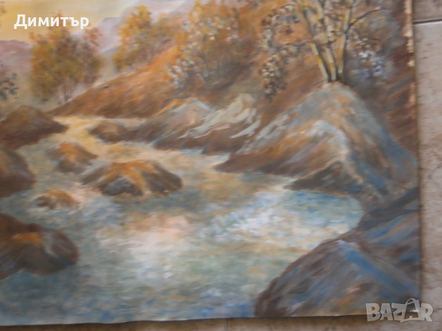 Картина пейзаж гваш, снимка 3 - Картини - 53473797