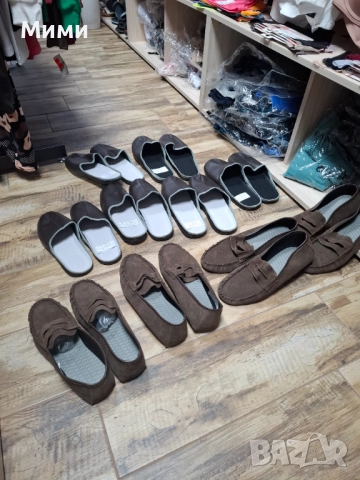 Ръчно изработени мъжки мокасини и чехли за дома, снимка 5 - Мъжки чехли - 51930352