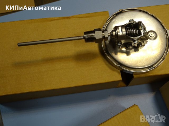 биметален термометър NUOVA FIMA Ø130 mm G 1/2 KL 1 -50/+300°C, снимка 4 - Резервни части за машини - 35059991