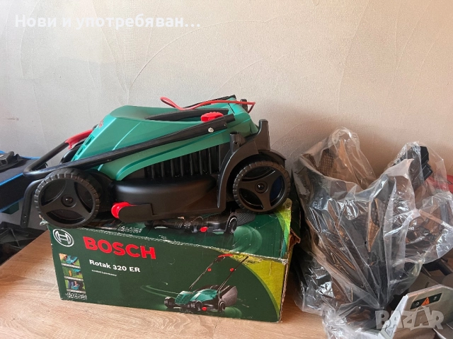 Bosch Rotak 320 ER Електрическа Косачка за Трева, снимка 1