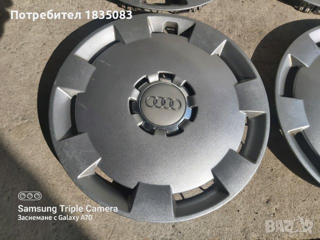 Оригинални тасове Audi 16 цола, снимка 3 - Аксесоари и консумативи - 40418439