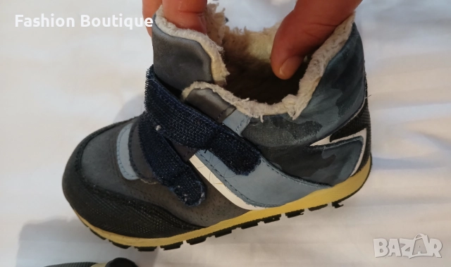 Детски зимни обувки за момче- 24 номер , и пантофи да градина- 23 номер  Цена за двете- 14лв Без заб, снимка 8 - Бебешки боти и ботуши - 51895885