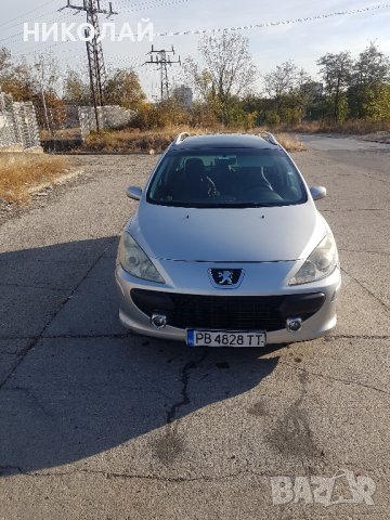 Peugeot 307 SW 1.6 HDi 90 k.c Facelift, снимка 1 - Автомобили и джипове - 42926456