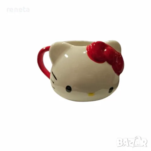 Чаша Хелоу Кити, Тип чаена, Керамична, Детска
