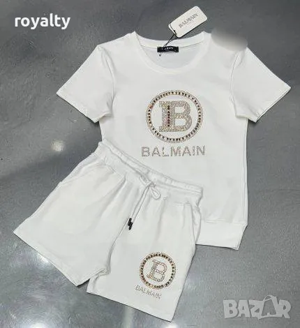 Памучни дамски комплекти Balmain , снимка 3 - Комплекти - 50049458