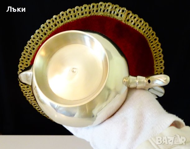 Английска бронзова кана 1 кг.,маркирана. , снимка 8 - Антикварни и старинни предмети - 36772299