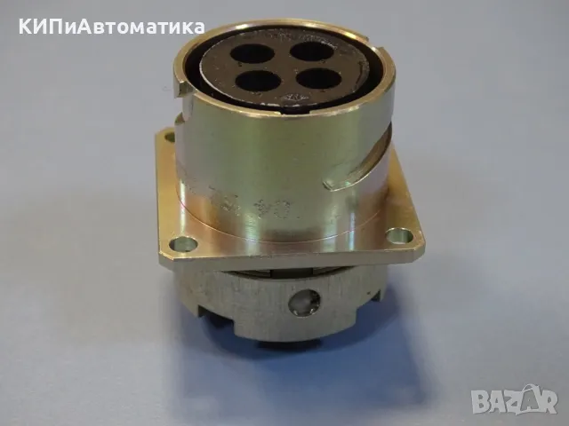 кръгъл конектор Souriau 840 series circular connector 4 contacts, снимка 2 - Резервни части за машини - 48546619