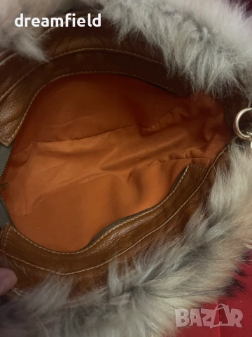 Чанта от 3 вида естествен косъм и кожа, снимка 4 - Чанти - 51937181