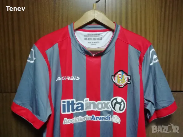 US Cremonese Acerbis оригинална футболна тениска фланелка Кремонензе размер XL , снимка 3 - Тениски - 48435471