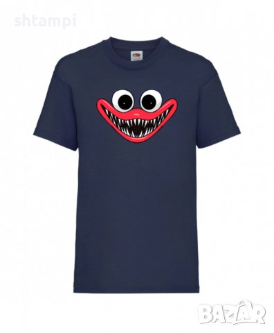Детска Тениска Huggy Wuggy От Poppy Play Time Huggy Kissy Face Mouth Изненада,Подарък,Игра,, снимка 3 - Детски тениски и потници - 37210727