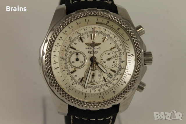 Мъжки Стоманен Хронограф BREITLING For BENTLEY Motors, снимка 4 - Мъжки - 52307045