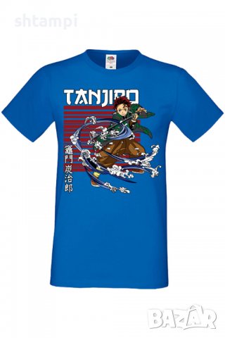 Мъжка тениска Demon Slayer Tanjiro Kamado,Анимация,игра,Празник,Повод., снимка 5 - Тениски - 37939206