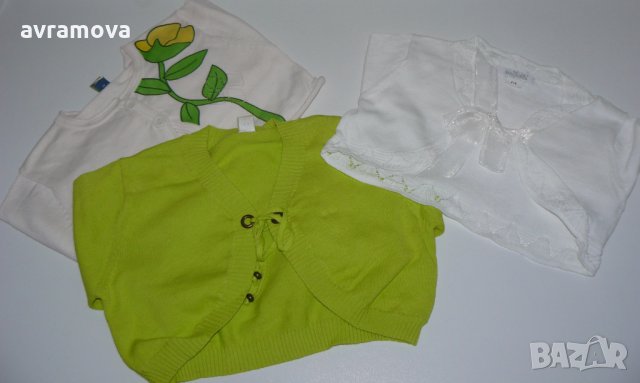 116см Wojcik бяла жилетка, с панделка, тип ръкави – 116см, снимка 8 - Детски пуловери и жилетки - 26645431