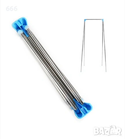 Преносима сгъваема закачалка за дрехи от неръждаема стомана, мини закачалка., снимка 2 - Други стоки за дома - 53301308