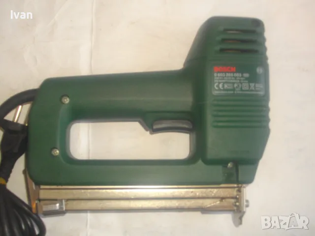 BOSCH PTK19E Made in Germany 2005г. ОРИГИНАЛЕН НЕМСКИ БОШ ЕЛЕКТРИЧЕСКИ ТАКЕР КОМБИНИРАН КАТО НОВ , снимка 15 - Други инструменти - 49329135