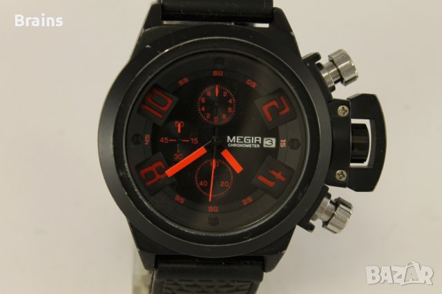 MEGIR Chronometer Мъжки Кварцов Часовник Хронограф, снимка 4 - Мъжки - 38272431