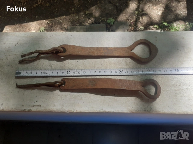 Стари ковани резета резе мандало за врата порта, снимка 5 - Антикварни и старинни предмети - 53277190