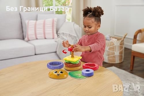 Нова VTech Baby Играчка за Създаване на Хамбургер 18+ месеца бебе, снимка 4 - Други - 43957732
