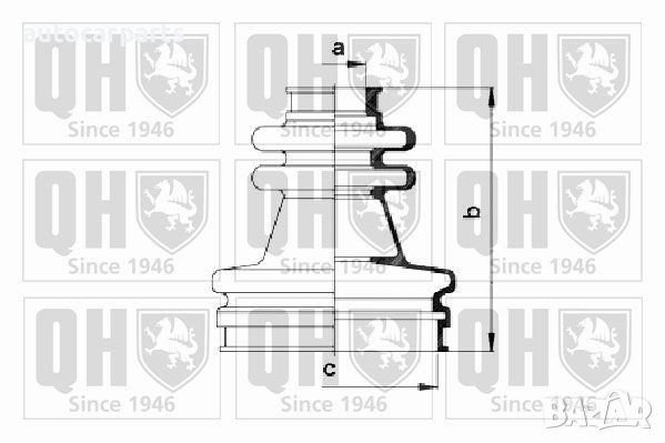 Комплект маншон за полуоска за Ситроен ХМ, Ксантия и Пежо 605 / CITROEN XM, Xantia, PEUGEOT 605