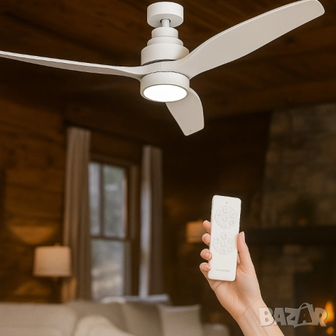 Таванен вентилатор с LED светлина -50% отстъпка -  Brizy Bright Ceiling Fan, снимка 10 - Друга електроника - 51926863