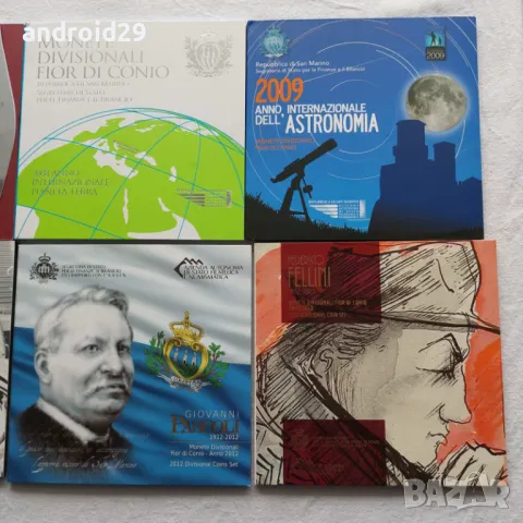 Сан Марино Евро сетове (1 цент-2 Евро), снимка 3 - Нумизматика и бонистика - 50196289