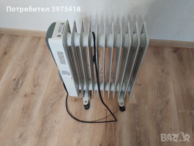Маслен радиатор с вентилатор SYNCHRO YL-A06F-11, 2900W, снимка 2 - Радиатори - 44110137