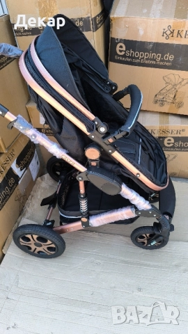 Комбинирана количка 3 в 1 вкл. кош за новородено/кола, зимен/летен кош, снимка 3 - Детски колички - 51090036