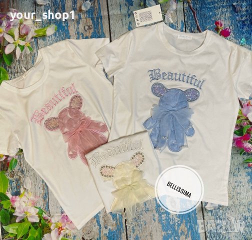 дамска  тениска beautiful , снимка 6 - Тениски - 43839537